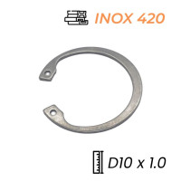 Phe Gài Lỗ Inox 420 DIN472 D10x1.0 (10Cái/Bịch)