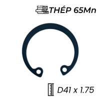 Phe Gài Lỗ Thép 65Mn DIN472 D41x1.75 (5Cái/Bịch)
