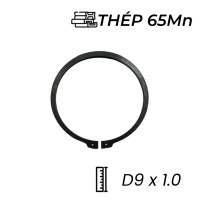 Phe Gài Trục Thép 65Mn DIN471 D9x1.0 (50Cái/Bịch)