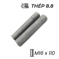 Guzong Thép Nhúng Nóng Kẽm 8.8 M16x110