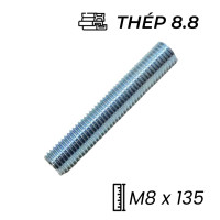 Guzong Thép Mạ Kẽm 8.8 M8x135