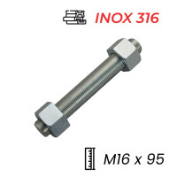 Guzong Inox 316 M16x95
