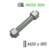Guzong Inox 304 M20x185