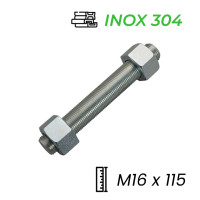 Guzong Inox 304 M16x115