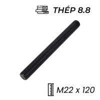 Guzong Thép Đen 8.8 M22x120
