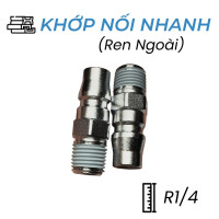 Khớp Nối Nhanh Khí Nén Đực Ren Ngoài R1/4 CDC PM 20