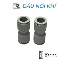 Đầu Nối Nhanh Khí Nén Ø6mm CDC MPUC 06-W (Màu Trắng)