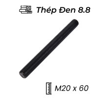 Guzong Thép Đen 8.8 M20x60