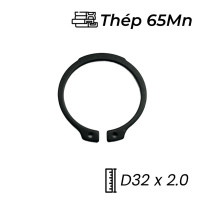 Phe Gài Trục Thép 65Mn DIN471 D32x2.0