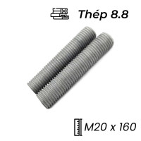 Guzong Thép Nhúng Nóng Kẽm 8.8 M20x160