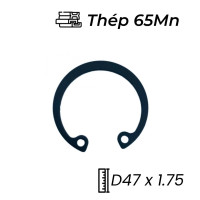 Phe Gài Lỗ Thép 65Mn DIN472A D47x1.75