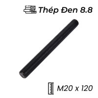 Guzong Thép Đen 8.8 M20x120
