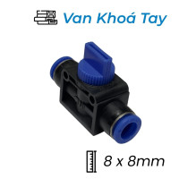 Van Khóa Tay Khí Nén Ø8 (8x8mm) CDC HVU 0808