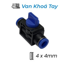 Van Khóa Tay Khí Nén Ø4 (4x4mm) CDC HVU 0404
