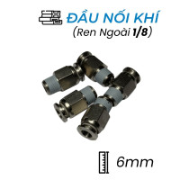 Đầu Nối Nhanh Khí Nén Đồng Ø6mm - Ren Ngoài 1/8" CDC BPC 06R01