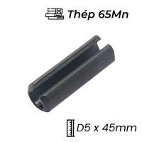 Chốt Ống DIN1481 Thép 65Mn Đen D5x45mm