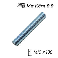 Guzong Thép Mạ Kẽm 8.8 M10x130
