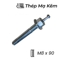 Tắc Kê Nở Đinh Sanko Thép Mạ Kẽm M8x90