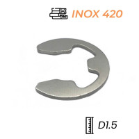 Phe Gài Trục Chữ E Inox 420 D1.5