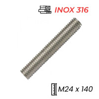 Guzong Inox 316 M24x140