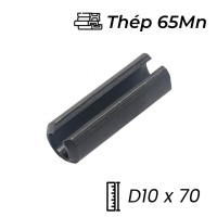 Chốt Ống DIN1481 Thép 65Mn Đen D10x70mm