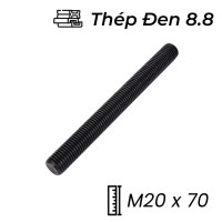 Guzong Thép Đen 8.8 M20x70