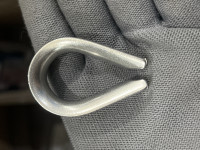 Bẹn Lót Cáp (Rope Thimble) Inox 304 D8