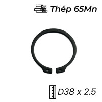 Phe Gài Trục Thép 65Mn DIN471 D38x2.5