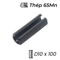 Chốt Ống DIN1481 Thép 65Mn Đen D10x100mm