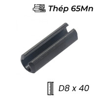 Chốt Ống DIN1481 Thép 65Mn Đen D8x40mm