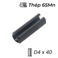Chốt Ống DIN1481 Thép 65Mn Đen D4x40mm