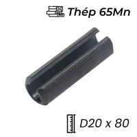 Chốt Ống DIN1481 Thép 65Mn Đen D20x80mm
