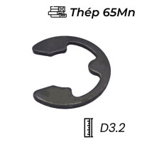 Phe Gài Trục Chữ E Thép DIN6799 D3.2