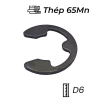 Phe Gài Trục Chữ E Thép DIN6799 D6