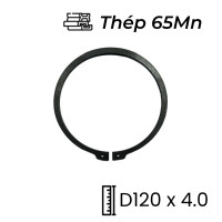 Phe Gài Trục Thép 65Mn DIN471 D120x4.0