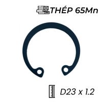 Phe Gài Lỗ Thép 65Mn DIN472 D23x1.2