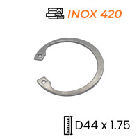 Phe Gài Lỗ Inox 420 DIN472 D44x1.75