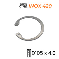 Phe Gài Lỗ Inox 420 DIN472 D105x4.0