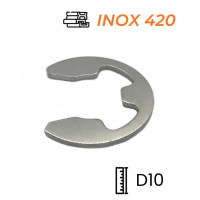 Phe Gài Trục Chữ E Inox 420 D10