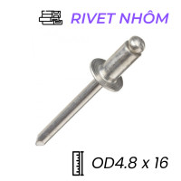 Rivet Nhôm OD4.8x16mm (497-500 Cái)
