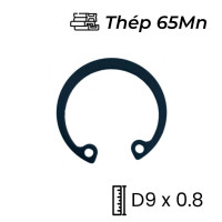 Phe Gài Lỗ Thép 65Mn DIN472 D9x0.8