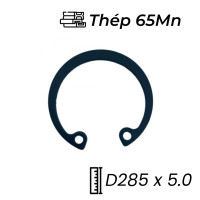 Phe Gài Lỗ Thép 65Mn DIN472 D285x5.0