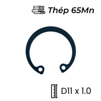 Phe Gài Trục Thép 65Mn DIN471 D11x1.0