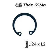 Phe Gài Lỗ Thép 65Mn DIN472 D24x1.2