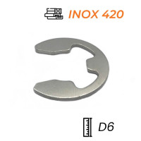 Phe Gài Trục Chữ E Inox 420 D6