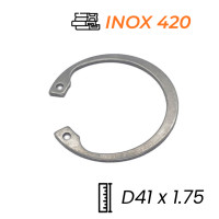 Phe Gài Lỗ Inox 420 DIN472 D41x1.75