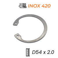 Phe Gài Lỗ Inox 420 DIN472 D54x2.0