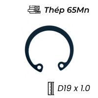 Phe Gài Lỗ Thép 65Mn DIN472 D19x1.0