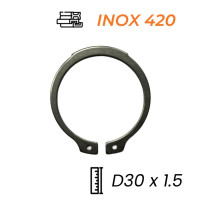 Phe Gài Trục Inox 420 DIN471 D30x1.5