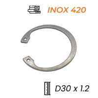 Phe Gài Lỗ Inox 420 DIN472 D30x1.2